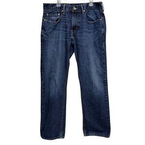 Levi's 559 Blue Denim Jeans Men's Size 32x30 Straight 100% Cotton